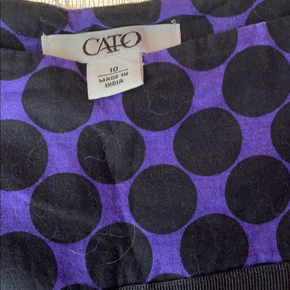 Purple and black polka dot skirts - Picture 5 of 6